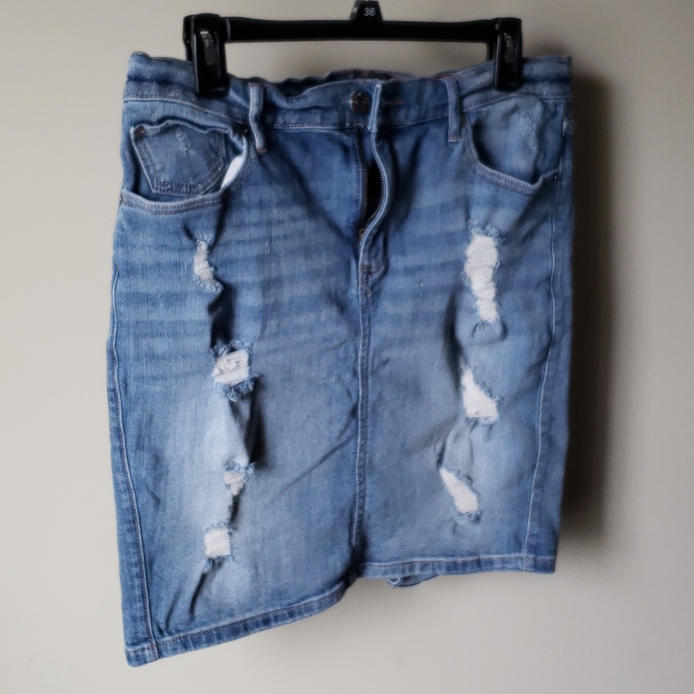 Express Jean skirt